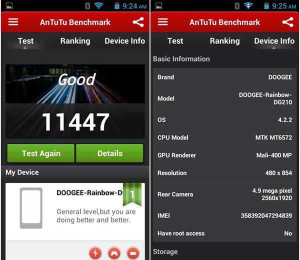 Doogee RAINBOW DG210