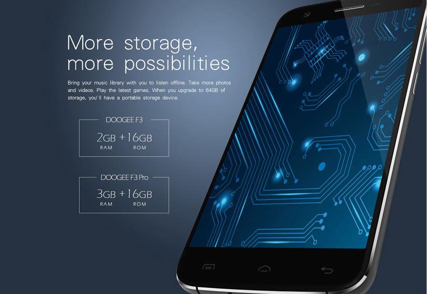 DOOGEE F3 mobile phone