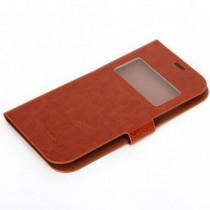 DOOGEE DG500C Original Protective Leather Case Brown